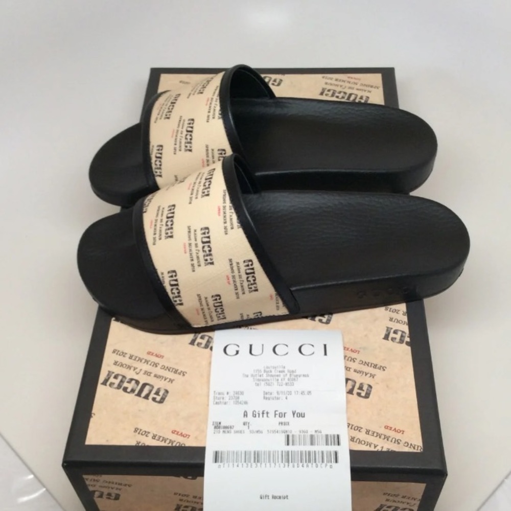 Gucci Invite Print Slides - Picture 2 of 5